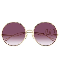 Chloe Women's Iconic 60mm Gradient Round Sunglasses