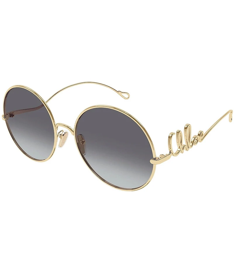 Chloe Women's Iconic 60mm Gradient Round Sunglasses