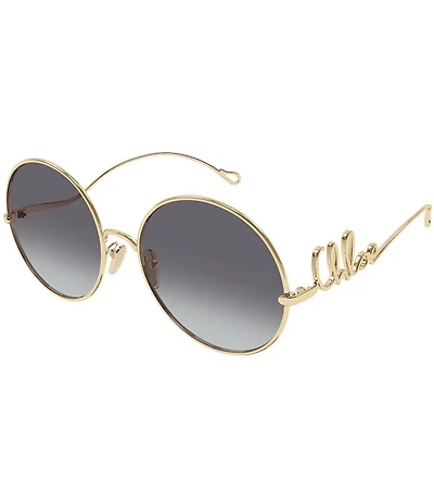 Chloe Women's Iconic 60mm Gradient Round Sunglasses