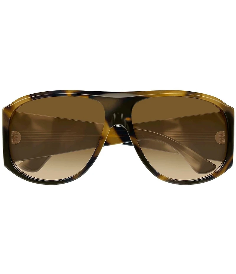 Chloe Women's Izia 60mm Havana Shield Sunglasses