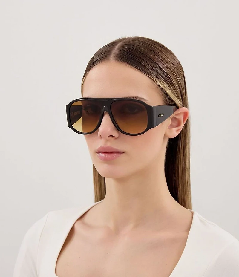 Chloe Women's Izia 60mm Shield Sunglasses