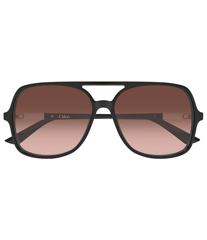 Chloe Women's Judy 57mm Gradient Navigator Sunglasses
