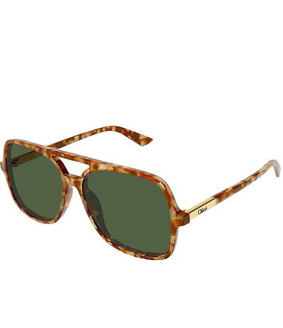 Chloe Women's Judy 57mm Navigator Sunglasses