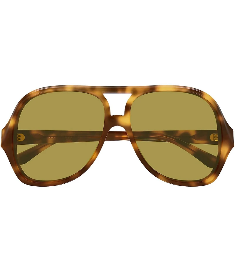 Chloe Women's Salome 58mm Transparent Navigator Statement Sunglasses
