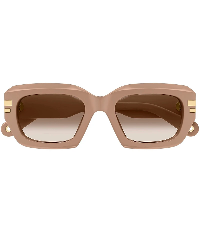 Chloe Women's West 53mm Rectangle Gradient Sunglasses