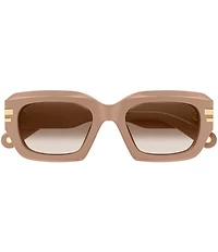 Chloe Women's West 53mm Rectangle Gradient Sunglasses