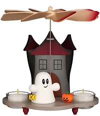Christian Ulbricht Haunted Castle Halloween Pyramid Tea Light Candle Holder
