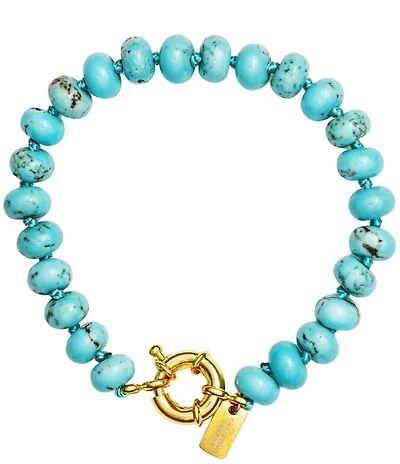 Christina Greene Eternal Turquoise Beaded Knotted Bracelet