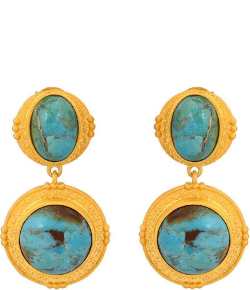 Christina Greene Island Hopping Turquoise Orbital Earrings