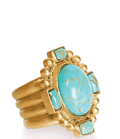 Christina Greene Southwestern Statement Turquoise Ring