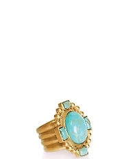 Christina Greene Southwestern Statement 18K Turquoise Ring