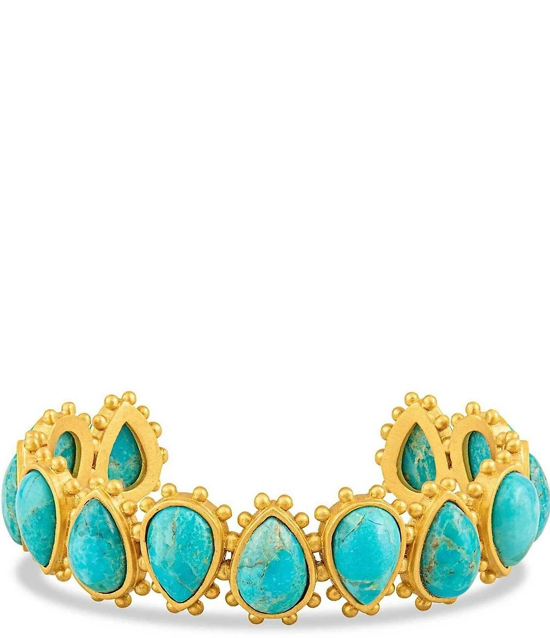Christina Greene Starburst Cuff Turquoise Bracelet