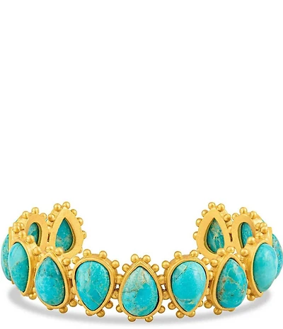 Christina Greene Starburst Cuff Turquoise Bracelet