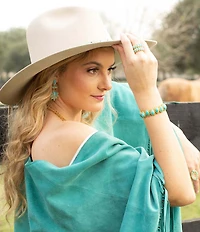 Christina Greene Starburst Cuff Turquoise Bracelet