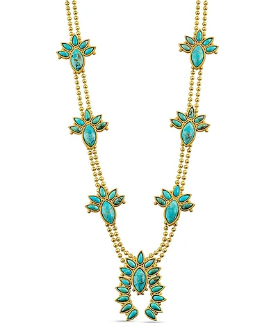 Christina Greene Sweet Squash Double Strand Short Pendant Necklace