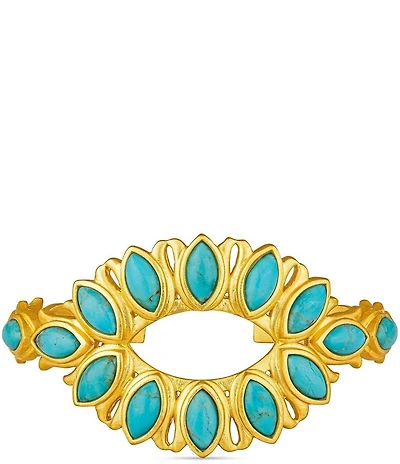 Christina Greene Water Lily Turquoise Cuff