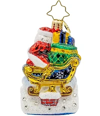 Christopher Radko 2025 Rooftop Parking Santa Gem Ornament