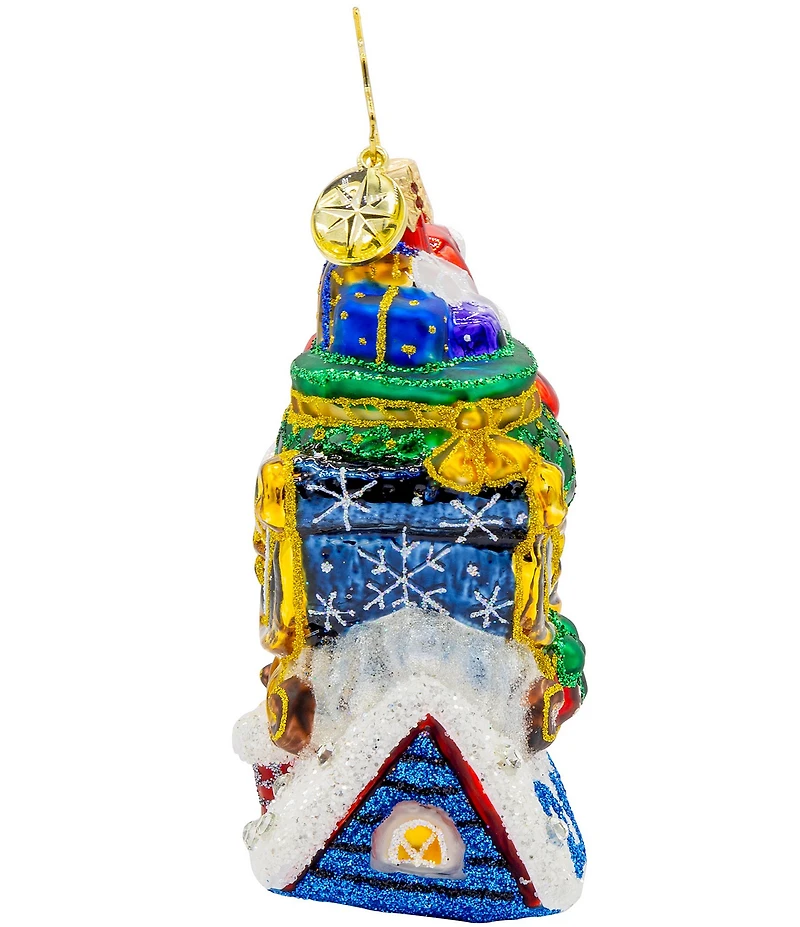 Christopher Radko 2025 Rooftop Parking Santa Gem Ornament