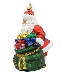 Christopher Radko 2025 Santa's Yearly Gift Drop Ornament