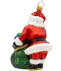 Christopher Radko 2025 Santa's Yearly Gift Drop Ornament