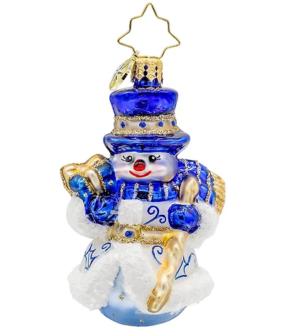 Christopher Radko Charming Chinoiserie Snowman Ornament