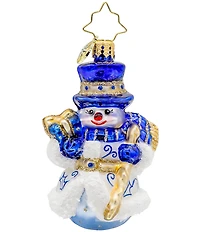 Christopher Radko Charming Chinoiserie Snowman Ornament