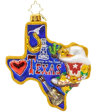 Christopher Radko Lone Star Pride Ornament