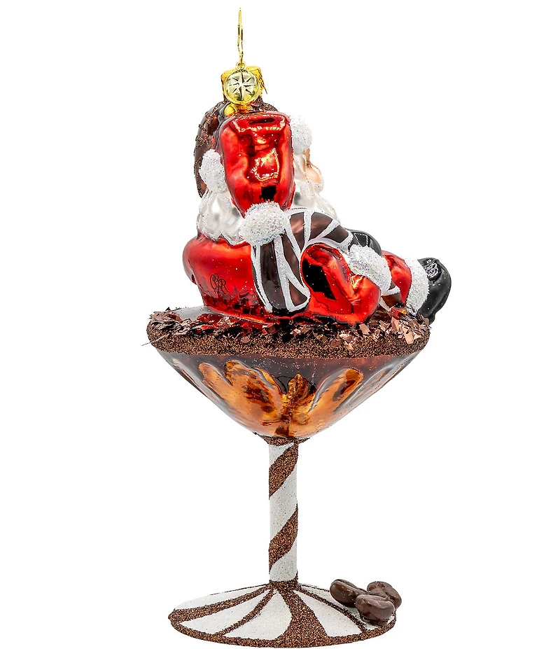 Christopher Radko Santa's Merry Martini Brew Ornament