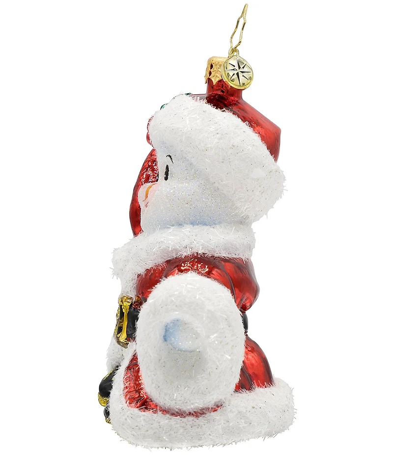 Christopher Radko Santa's Snowy Stand-In Ornament