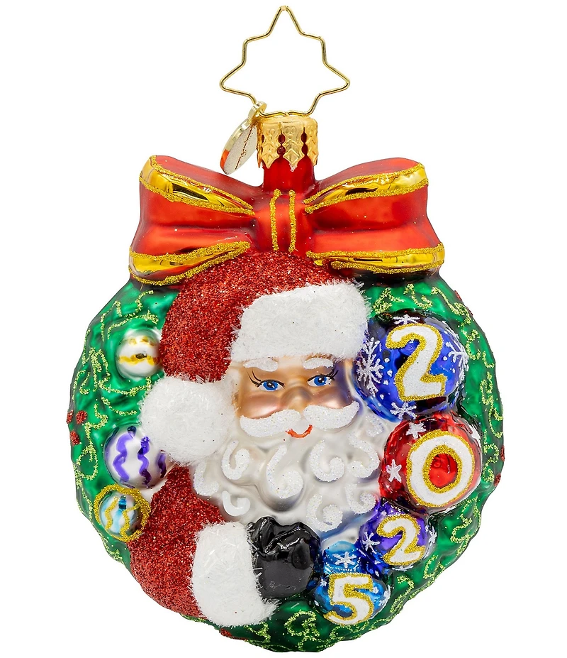 Christopher Radko Smiling Through 2025 Gem Ornament