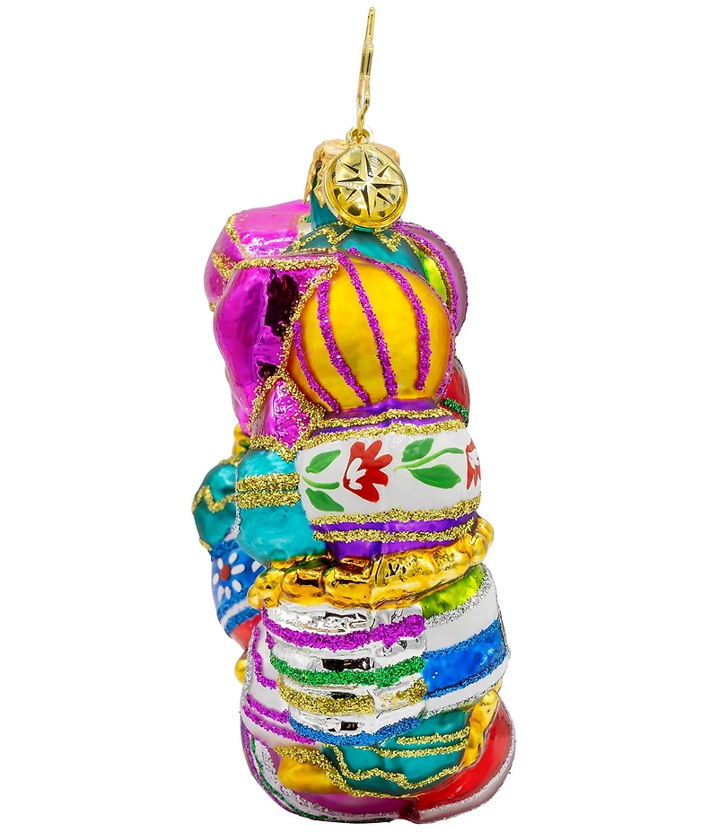 Christopher Radko Vintage Holiday Wreath Gem Ornament