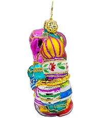 Christopher Radko Vintage Holiday Wreath Gem Ornament