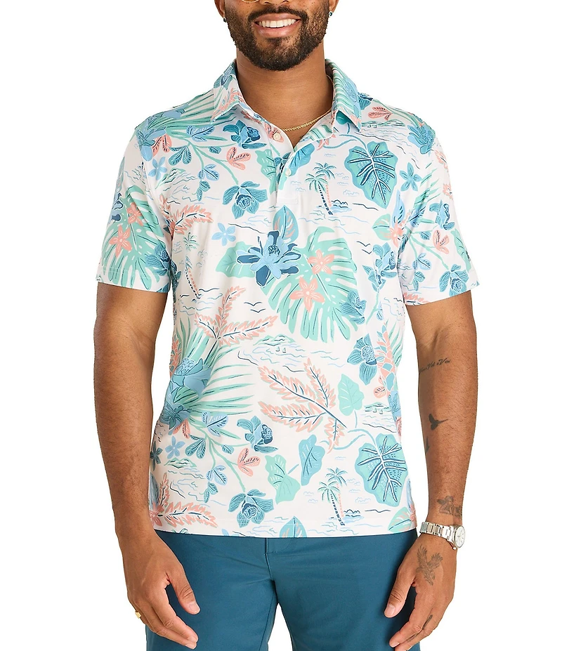 Chubbies Brush Shrub Short Sleeve Polo Shirt