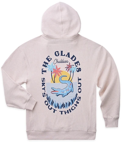 Chubbies Alligator Graphic Relaxed Long Sleeve Hoodie