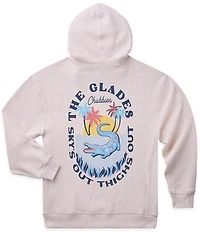 Chubbies Alligator Graphic Relaxed Long Sleeve Hoodie