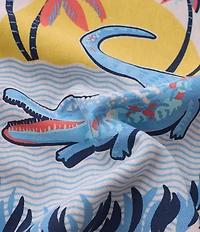 Chubbies Alligator Graphic Relaxed Long Sleeve Hoodie