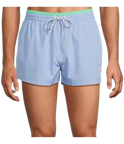 Chubbies Alpine Skies 4#double; Inseam Swim Trunks