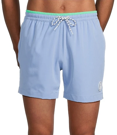 Chubbies Alpine Skies 5.5#double; Inseam Swim Trunks