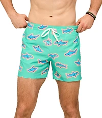 Chubbies Apex Print 5.5#double; Inseam Swim Trunks