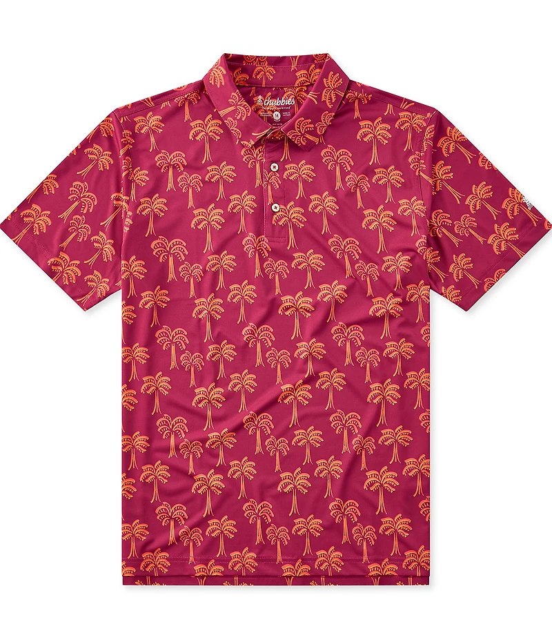 Chubbies Auburn Palmer Short Sleeve Polo Shirt