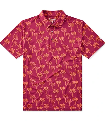 Chubbies Auburn Palmer Short Sleeve Polo Shirt