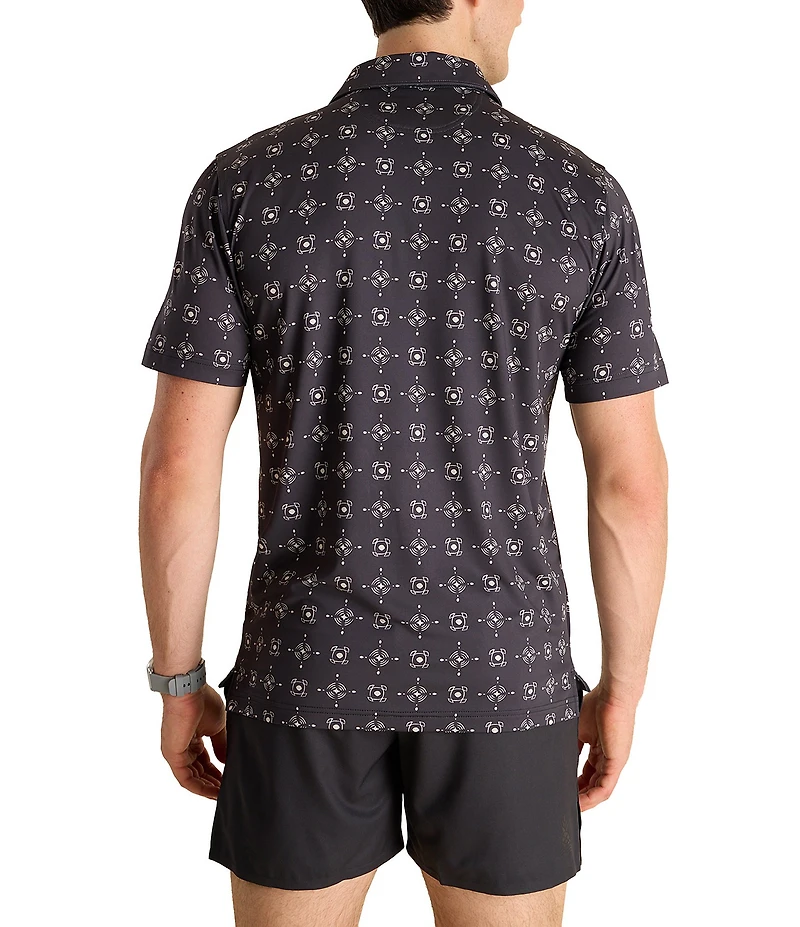 Chubbies Bandanarama Short Sleeve Perfomance Polo Shirt