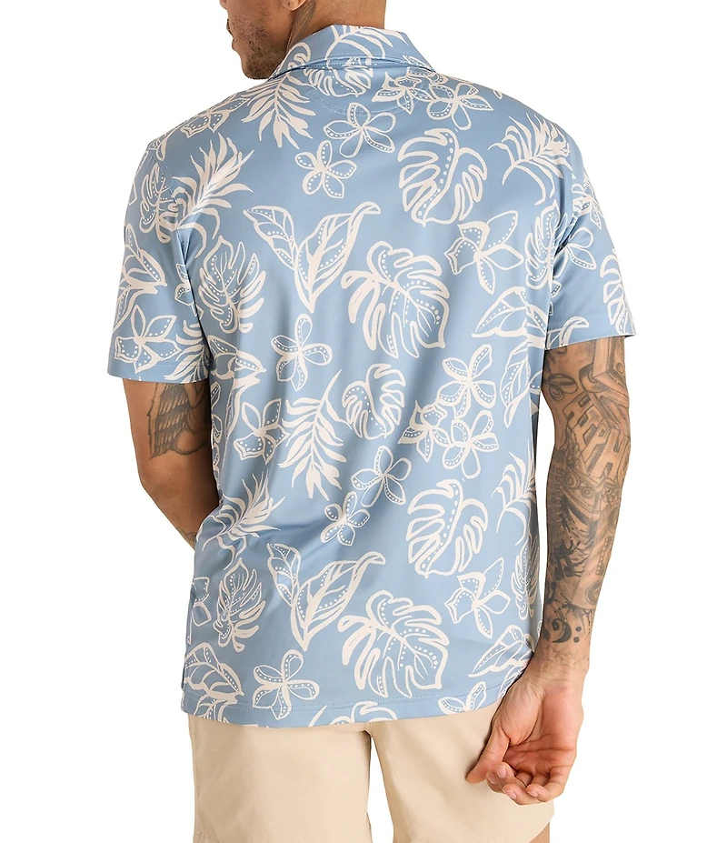 Chubbies Better Beleaf It Short Sleeve Performance Polo Shirt
