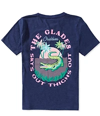 Chubbies Big Boys Gatorglades Short Sleeve Crew Neck T-Shirt