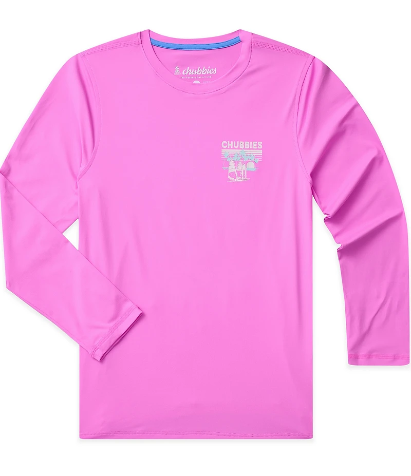 Chubbies Big Boys Weekend Has Arrived Graphic Long-Sleeve Rashguard