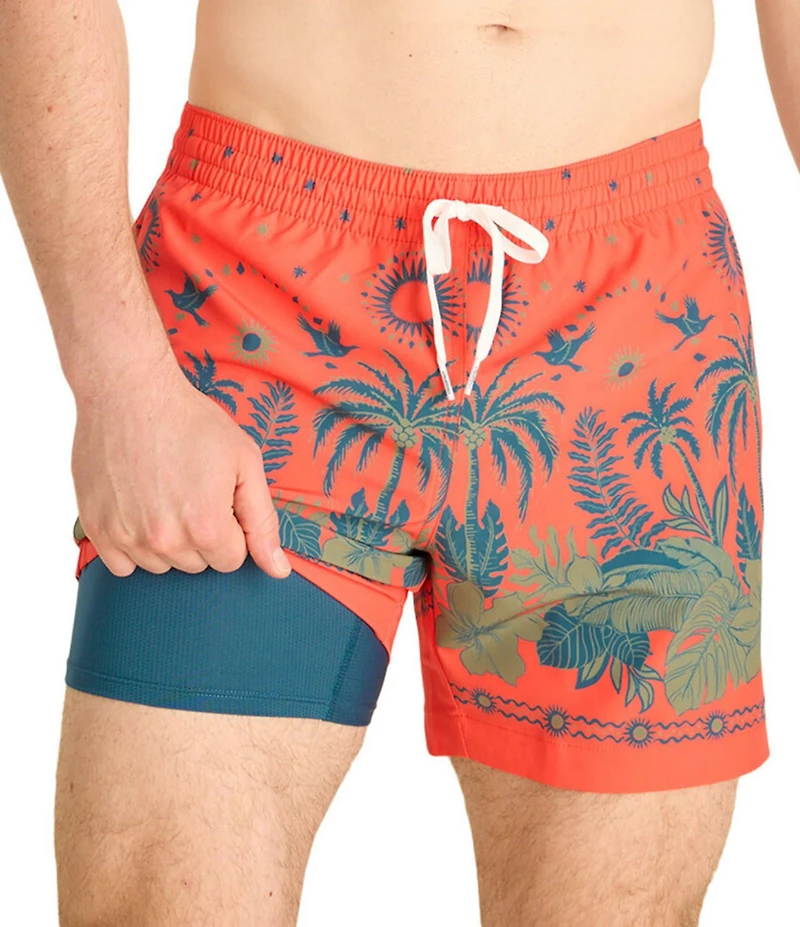 Chubbies Biolum Printed 5.5#double; Swim Trunks