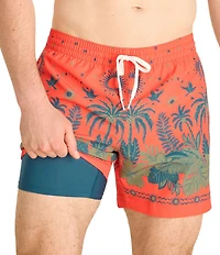 Chubbies Biolum Printed 5.5#double; Swim Trunks