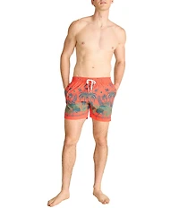 Chubbies Biolum Printed 5.5#double; Swim Trunks
