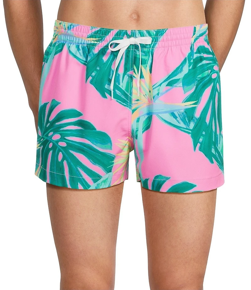 Chubbies Birds Of Paradise 4#double; Inseam Swim Trunks