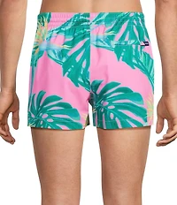 Chubbies Birds Of Paradise 4#double; Inseam Swim Trunks